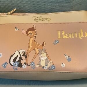 Primark Disney Bambi Two Piece Makeup Storage Medium Bag New
